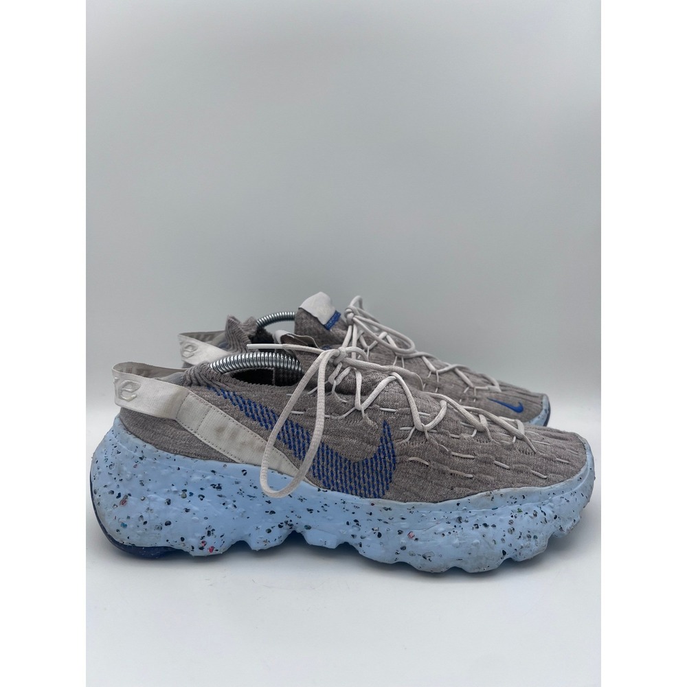 Nike Space Hippie 04 Mens 11 Summit White Hyper Crimson CZ6398-101 Blue Speckled